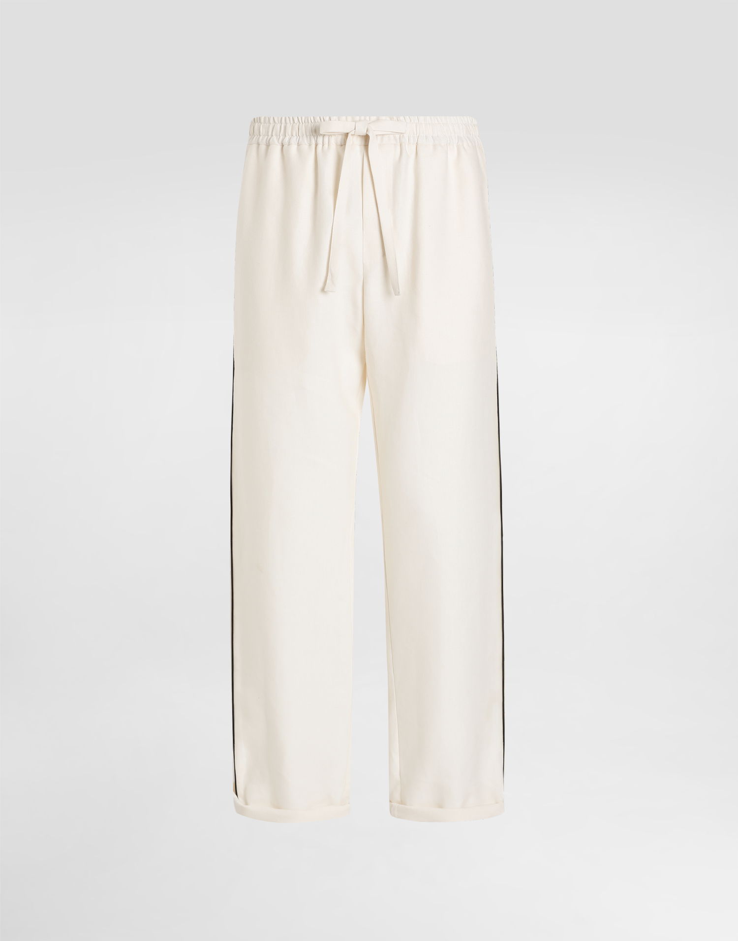 Pyžamo Dolce & Gabbana Dolce & Gabbana Linen Pajama Pants Biela | GVRMATFU4MCW0001, 0