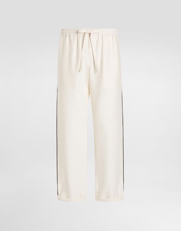 Pyžamo Dolce & Gabbana Dolce & Gabbana Linen Pajama Pants Biela | GVRMATFU4MCW0001, 0