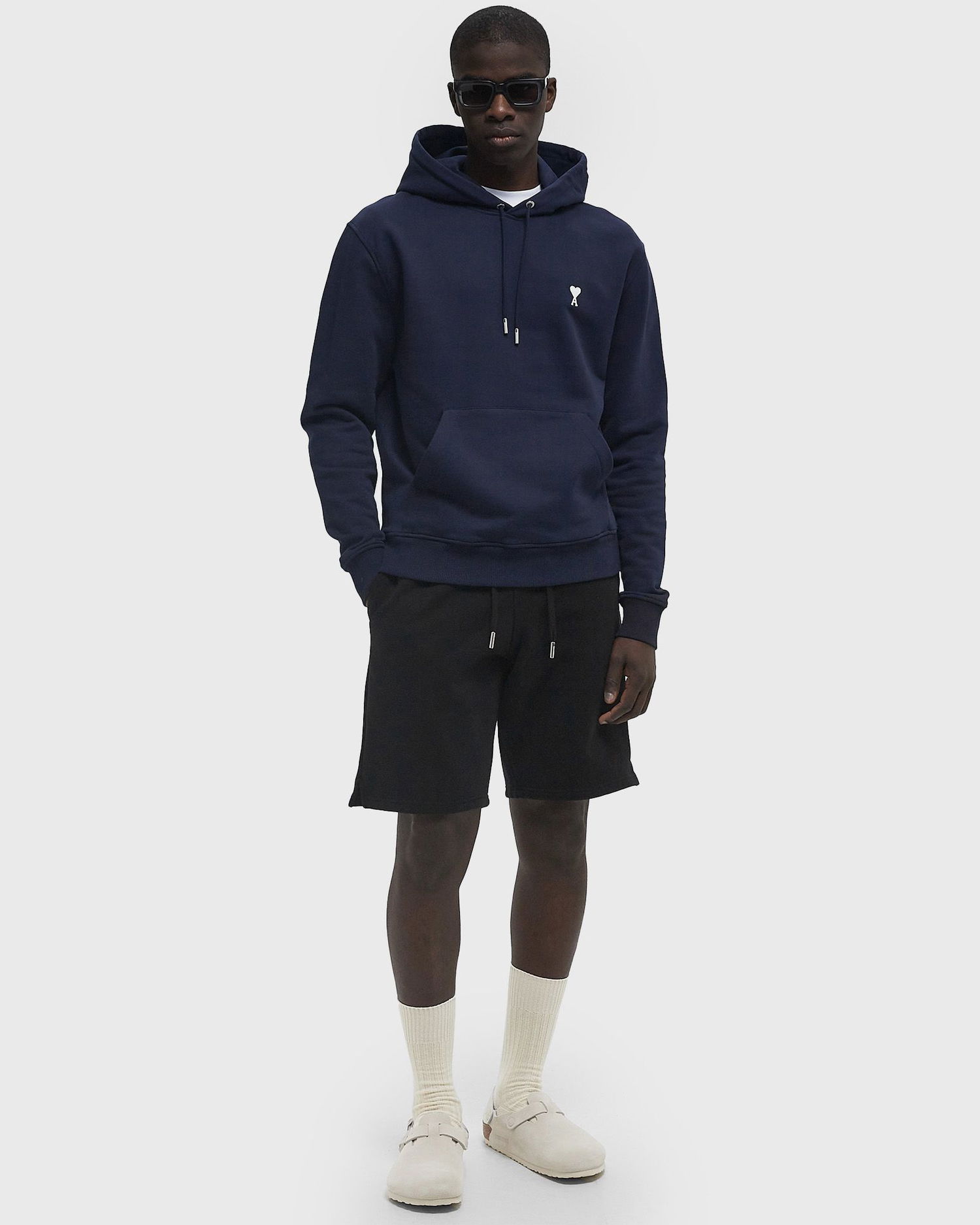 Mikina AMI AMI Paris Classic Ami De Coeur Hoodie 3XL Navy | HSW260.730-430, 1