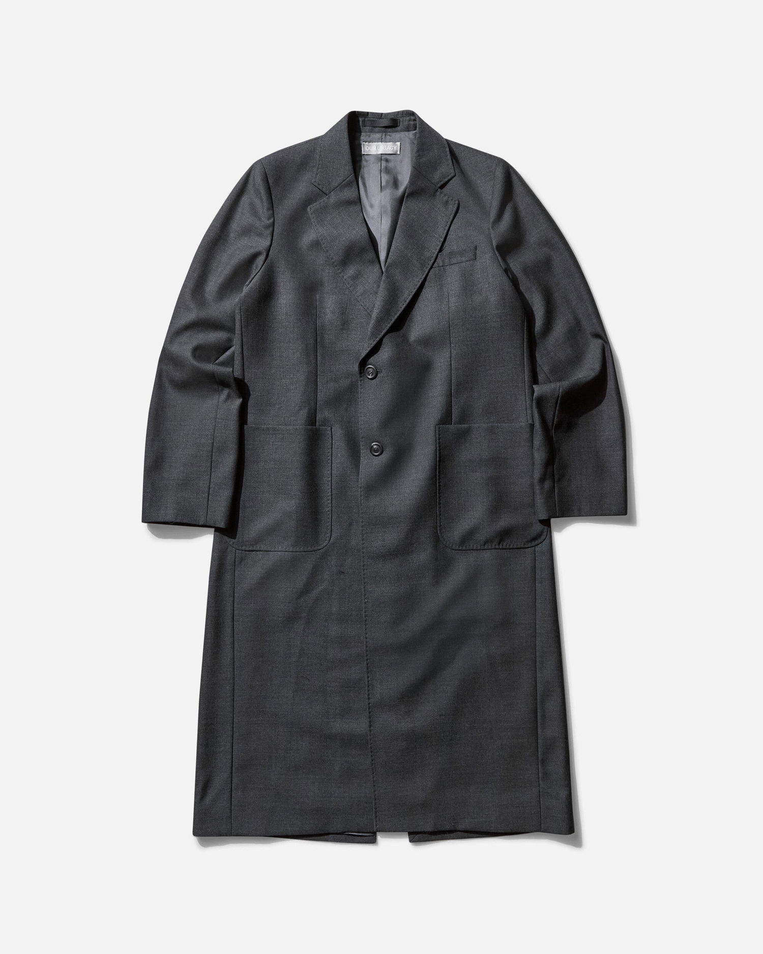 Kabáty OUR LEGACY Robe Overcoat Šedá | M2251RP 001, 1
