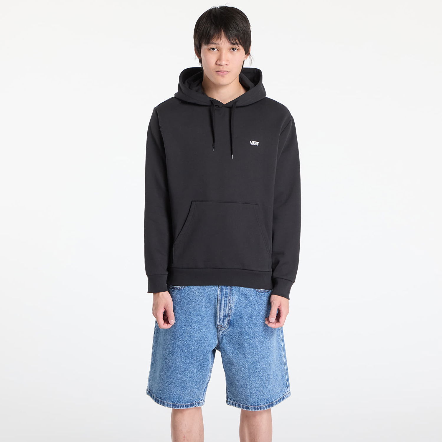 Mikina Vans Vans Left Chest Pull Over Hoodie Čierna | VN000R9YBLK1, 0