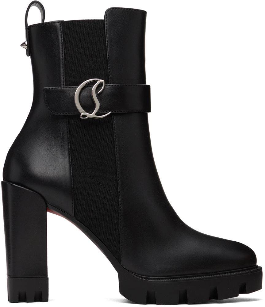 Oblečenie Christian Louboutin Louboutin CL Lug Chelsea Boots Čierna | 3230656, 0