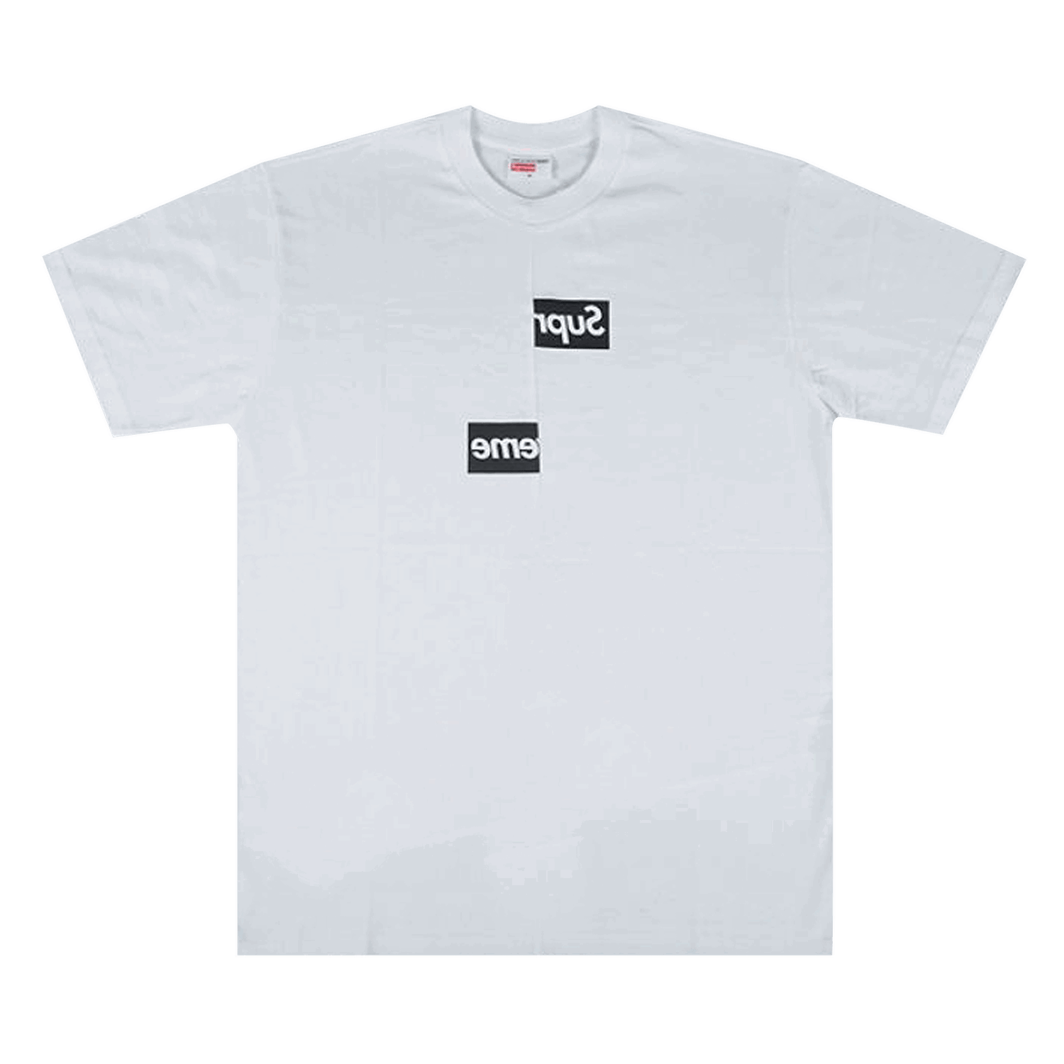 Tričko Supreme Comme des Garçons Shirt Split Box Logo T-Shirt Biela | FW18KN2 WHITE, 0