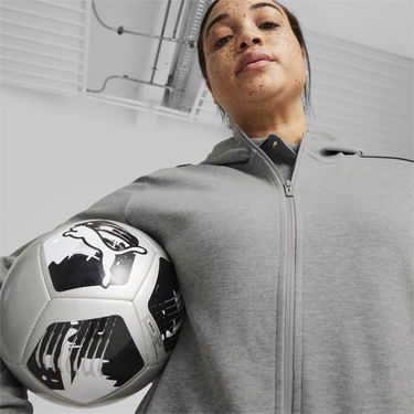 Mikina Puma teamFINAL Casuals Hooded Jkt Wmn Šedá | 658531-33, 3