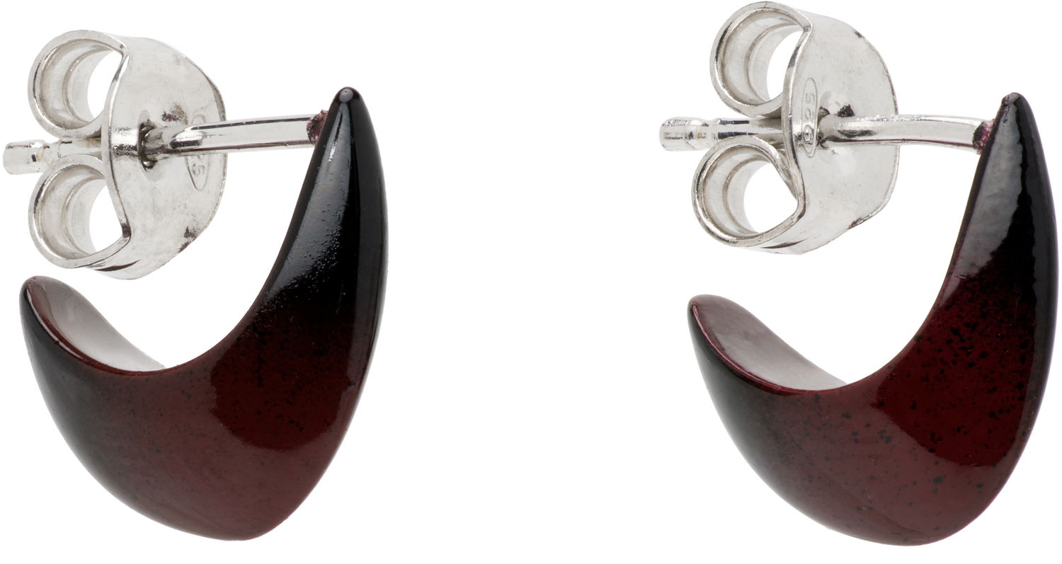 Náušnice LEMAIRE LEMAIRE Micro Drop Stud Earrings Vínová | JW0054 LO0114, 1