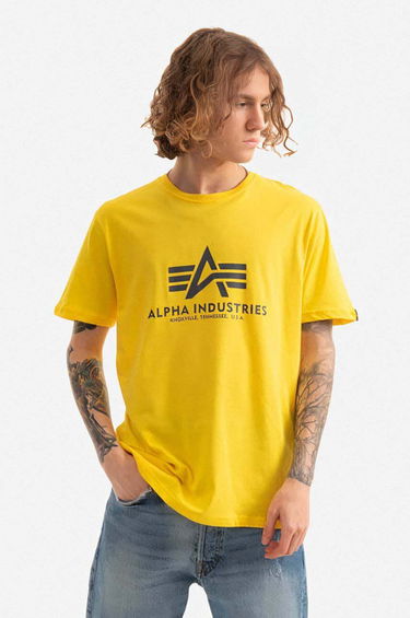 Tričko Alpha Industries Alpha Industries Basic T-Shirt Žltá | 100501.465, 0