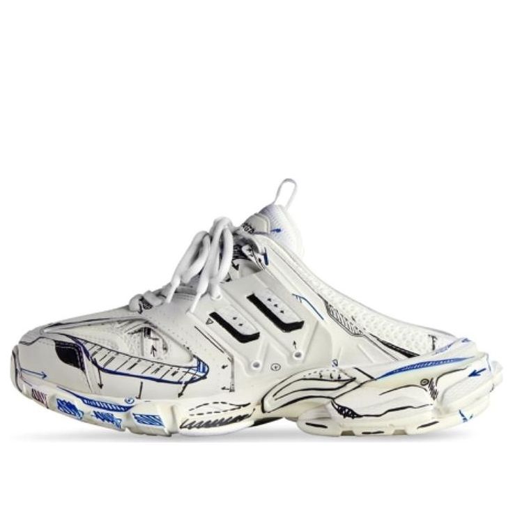 Tenisky a topánky Balenciaga Balenciaga Track 3.0 Mules Biela | 653813W3SRA9014
