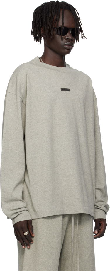 Tričko Fear of God ESSENTIALS Classic Fit Long Sleeve Tee Šedá | 125SP254205F, 1