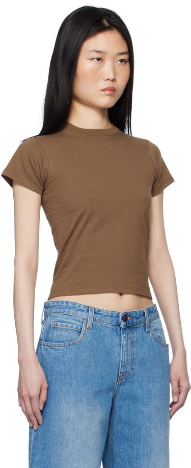 Crop Top The Row The Row Tommy T-Shirt Hnedá | 7727-K603, 1