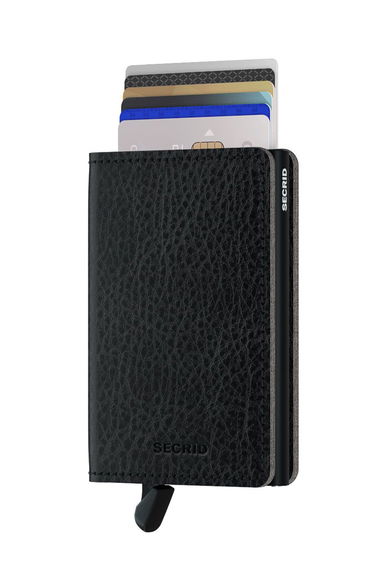 Peňaženka Secrid Leather Wallet Čierna | SVg.Black.Black, 1