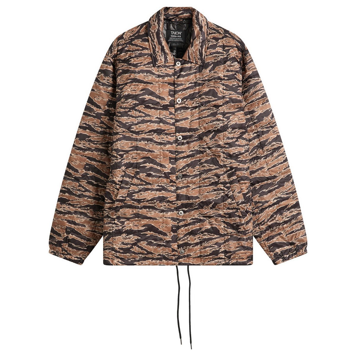 Prešívaná bunda TAION Down Coach Jacket Tiger Camo Rôznofarebný | TAION-109CHJ-BGTC, 1