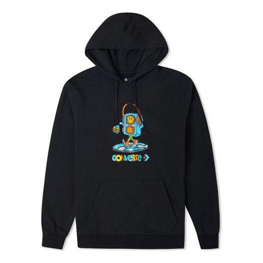 Mikina Converse Converse Cartoon Logo Hoodie Čierna | 10022917-A01, 0