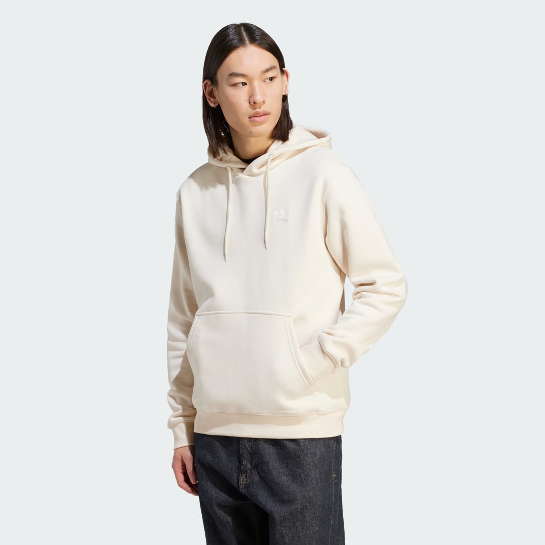 Mikina adidas Originals Trefoil Essentials Hoodie Béžová | IM4523, 0