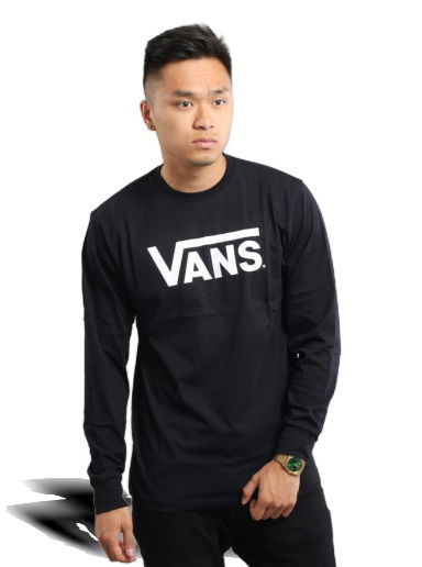 Tričko Vans Classic Long Sleeve Tee Čierna | VN000K6HY281