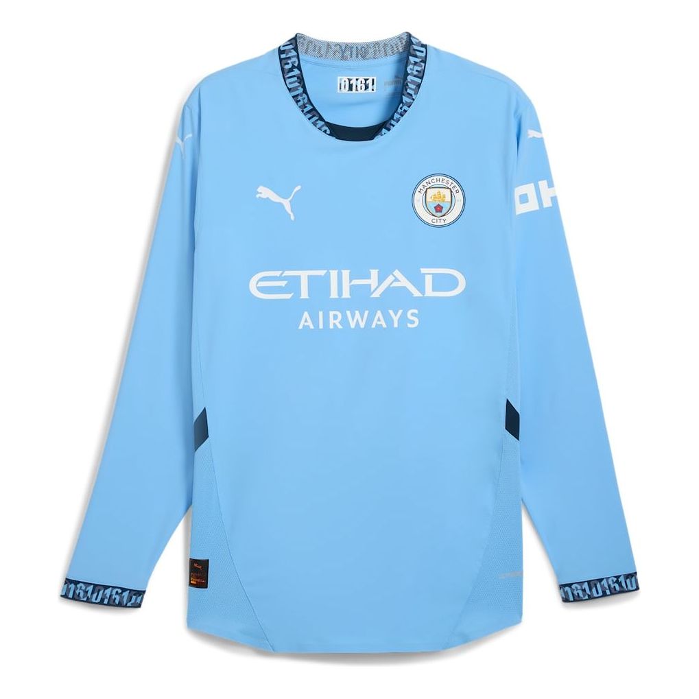 Dres Puma Manchester City 2024/25 Authentic Home Long Sleeve Jersey Modrá | 775183-01, 0