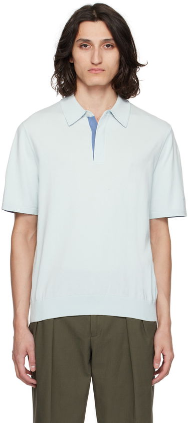 Polo tričko Paul Smith Paul Smith Spread Collar Polo Modrá | M1R-627Y-M02308-40, 0