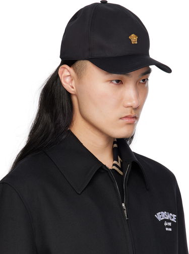 Šiltovka Versace Versace Embroidered Logo Cap Čierna | 1010746_1A14003, 1