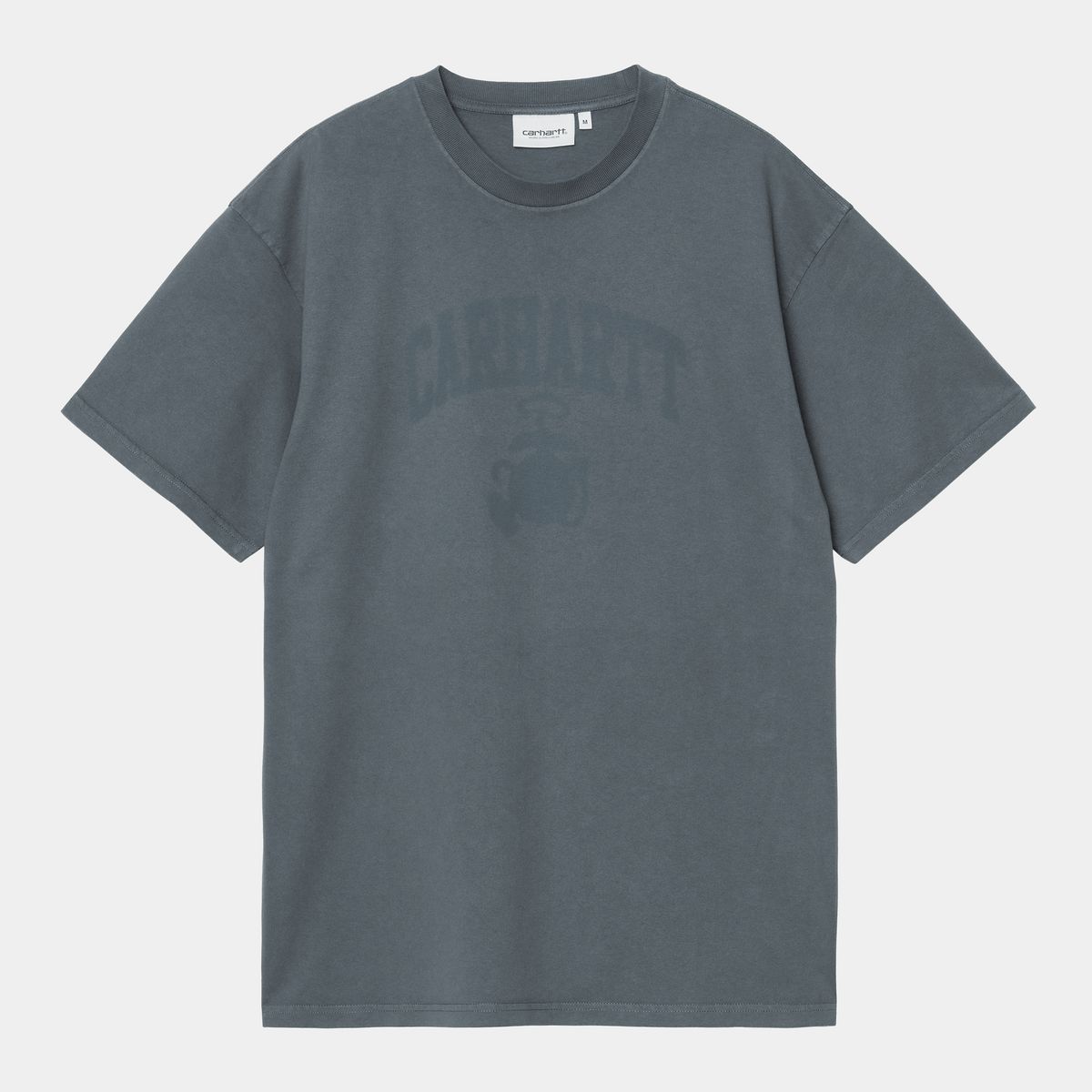 Tričko Carhartt WIP S/S Faded Pond Corps heavy stone wash T-Shirt Šedá | I036064_36, 0