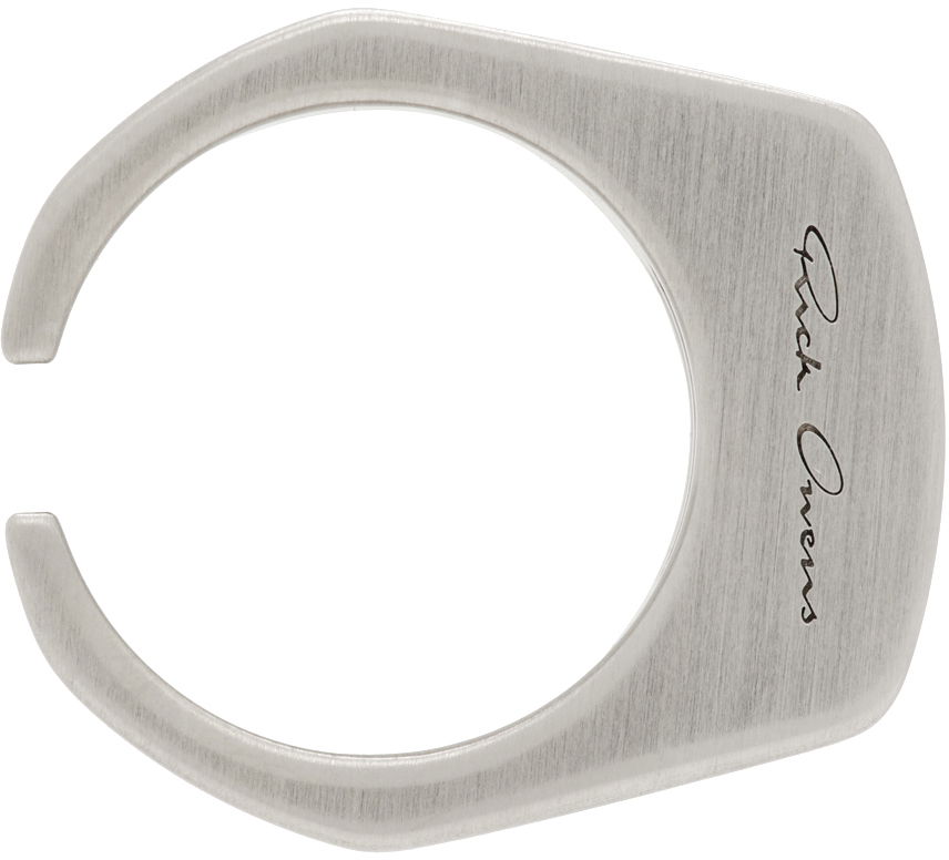 Náušnice Rick Owens Grill Single Ear Cuff Šedá | RJ0000062 MMT, 0