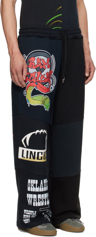 Tepláky Marine Serre Marine Serre Regenerated Graphic Patchwork Sweatpants Čierna | UPA051B UJER0007, 1