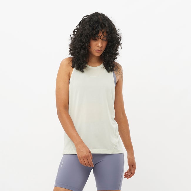 Tielko Salomon Shakeout Core Tank Top Biela | LC2476200, 0