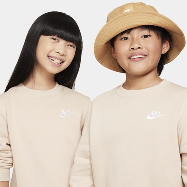 Mikina Nike Nike Sportswear Club Fleece Crew Sweatshirt Béžová | FD3006-126, 2