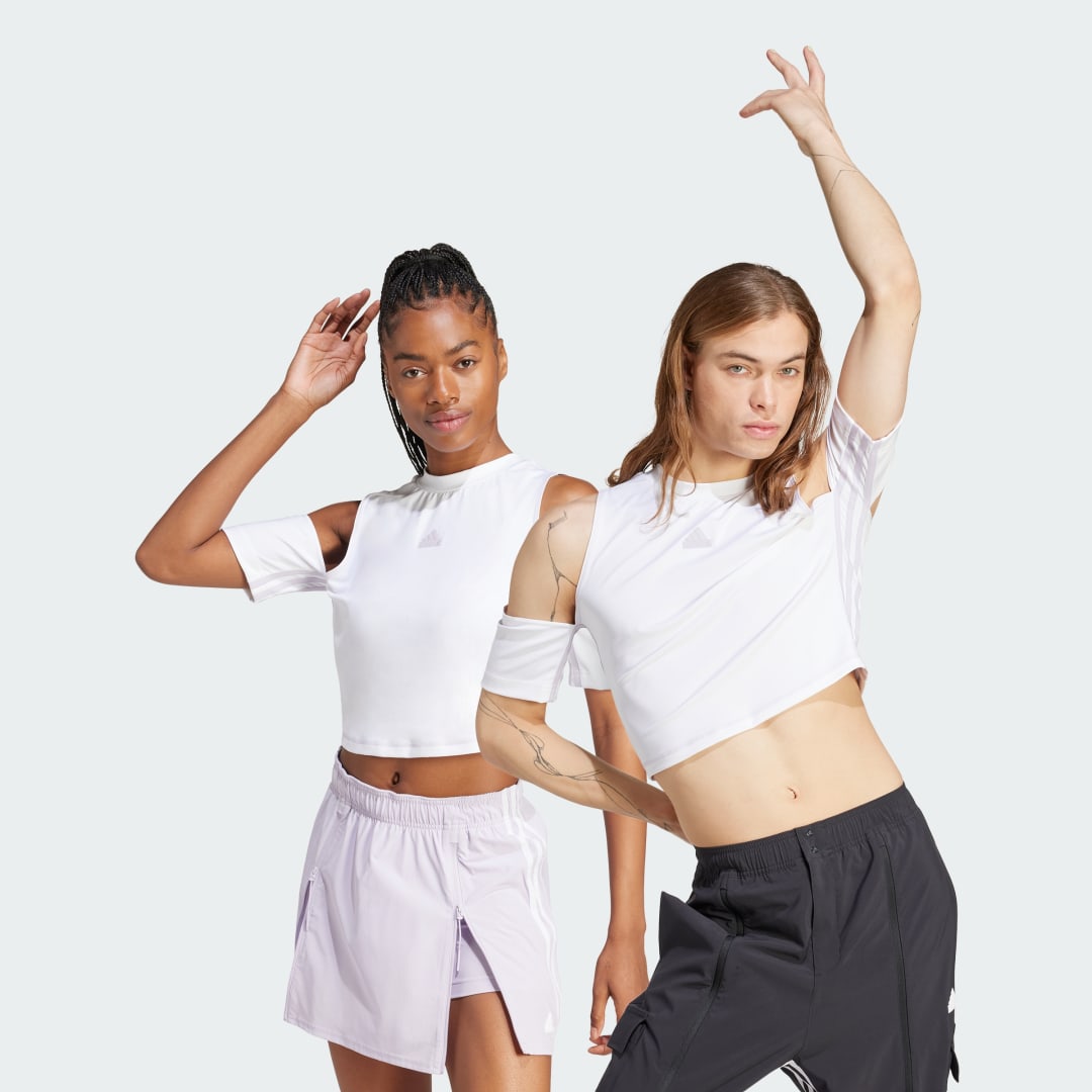 Crop Top adidas Performance Sportswear Top Dance Crop Biela | IS0886, 1