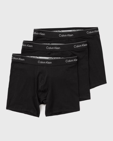 Boxerky CALVIN KLEIN Boxer Brief Icon Cotton Stretch 3-Pack Čierna | LV00NB4394TM6, 1