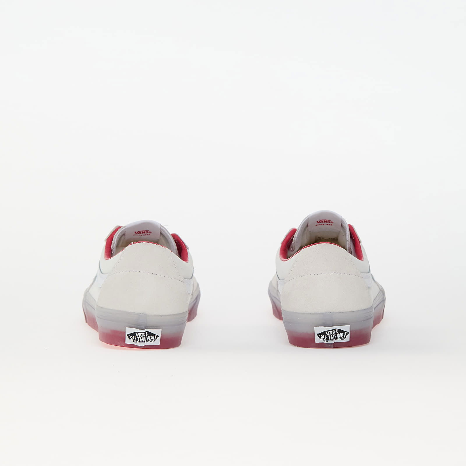 Sk8-Low Translucent Sidewall White/ Red