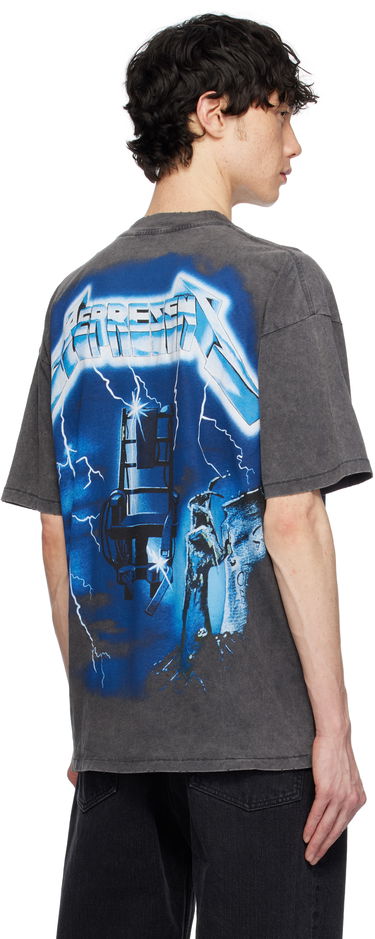 Tričko Represent Clo Represent x Metallica 'Ride The Lightning' Graphic Tee Šedá | MLM4356, 2