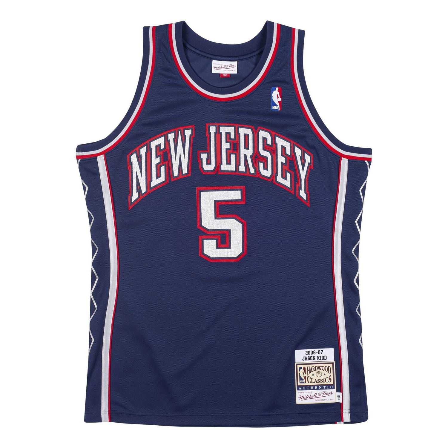 Dres Mitchell & Ness NBA New Jersey Nets 2006-07 Jason Kidd #5 Swingman Jersey Modrá | AJY4AC19094-NJNNAVY06JKI, 0