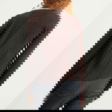 Sveter Maison Margiela MM6 V-Neck Knitted Jumper Hnedá | S62HN0007-M13187-144, 3