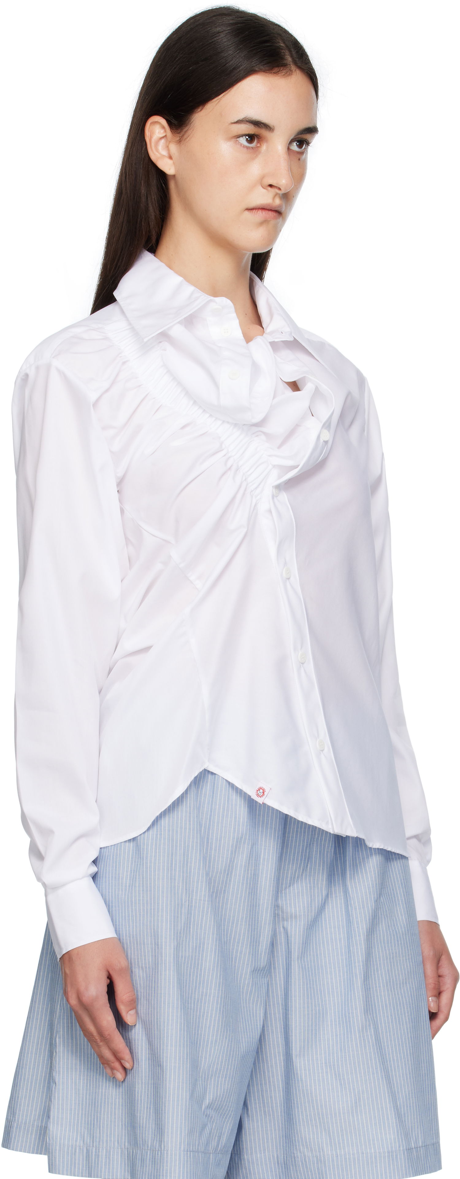 Košeľa Charles Jeffrey Loverboy Charles Jeffrey LOVERBOY Ruffle Shirt Biela | 52070202, 1