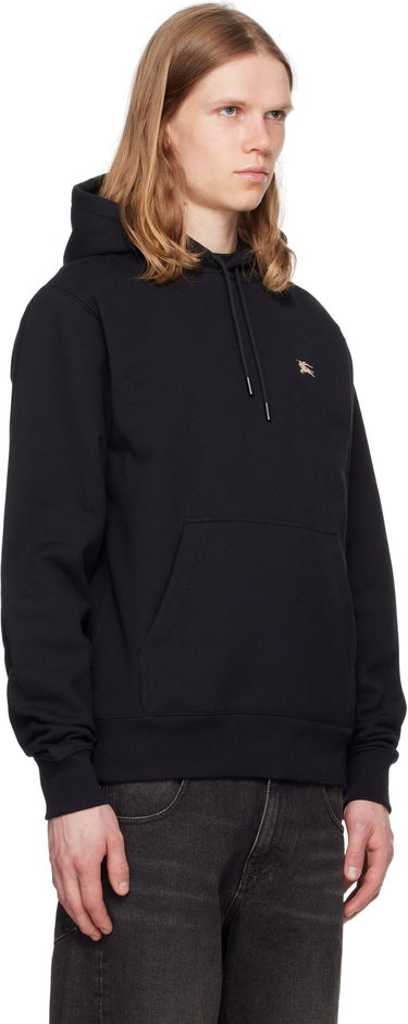 Mikina Burberry Burberry Knight Stamp Cotton Hoodie Čierna | 8112807, 1