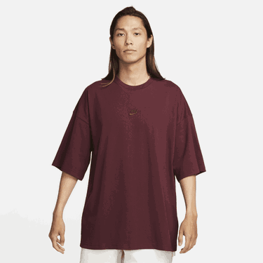 Tričko Nike Sportswear Premium Essentials Vínová | FB9766-681, 0