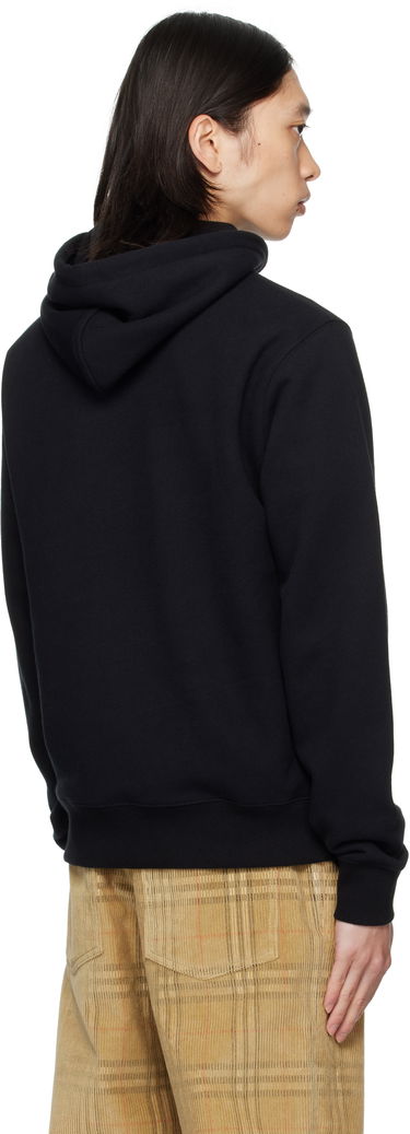 Mikina Burberry Burberry Cotton Hoodie with Equestrian Knight Design Čierna | 8116060, 2