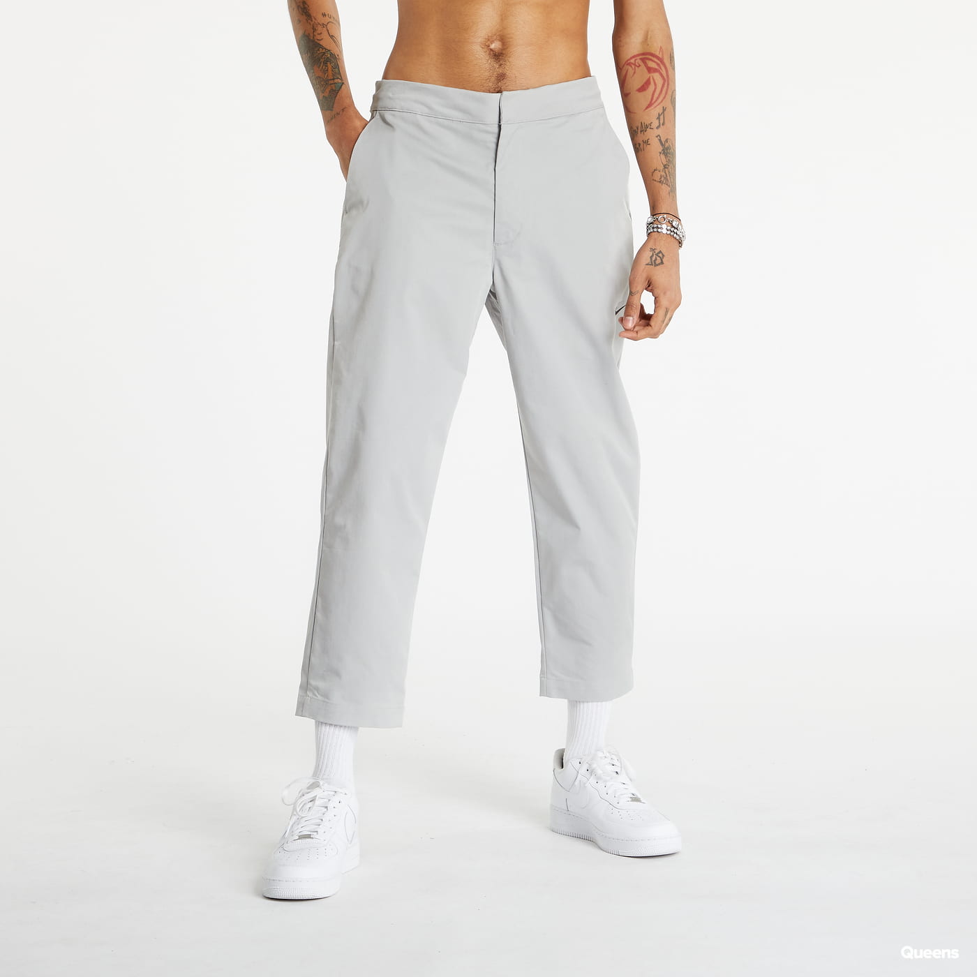 Nohavice Nike Sportswear Style Essentials Unlined Cropped Trousers Šedá | DD7032-077, 0