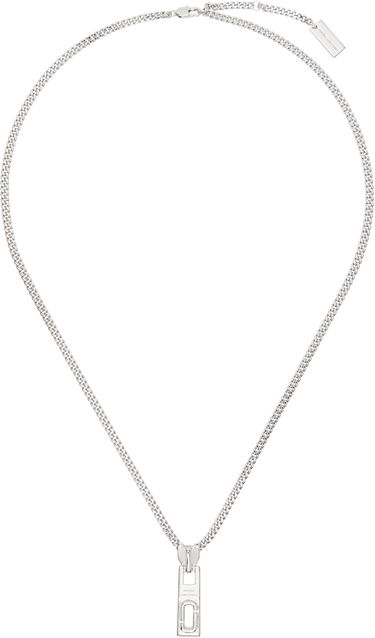 Náhrdelník Marc Jacobs Marc Jacobs J Marc Zipper Pendant Necklace Metalická | 2R4JNC001J20, 0
