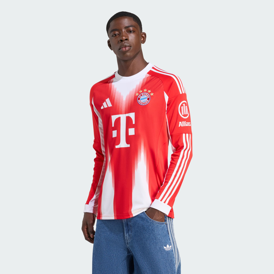 Dres adidas Performance FC Bayern 25/26 Long Sleeve Jersey Červená | JP3689, 0