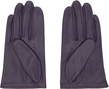 Rukavice Yohji Yamamoto YOHJI YAMAMOTO Short Leather Gloves Fialová | FL-W01-771, 1