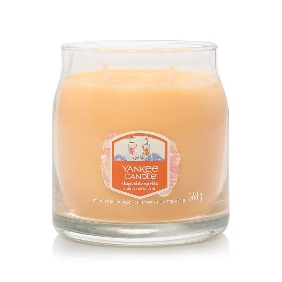 Sviečka Yankee Candle Slopeside Spritz Signature Medium Jar 2-Wick Candle 368g Žltá | 43502 YC, 1