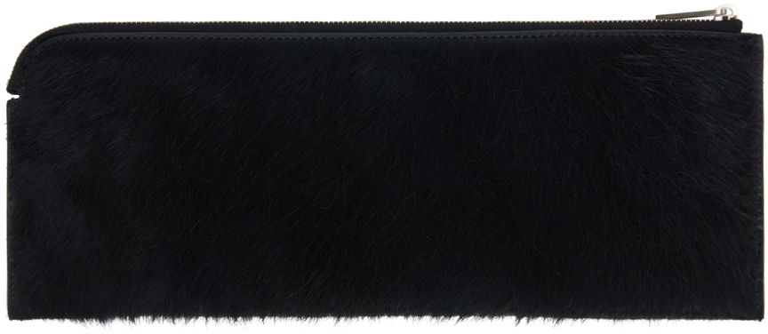 Leather Zip Pouch Wallet