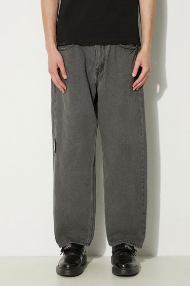 Džínsy AAPE by A Bathing Ape AAPE Relaxed Fit Jeans AAPJNMA665XXM Šedá | AAPJNMA665XXM, 2