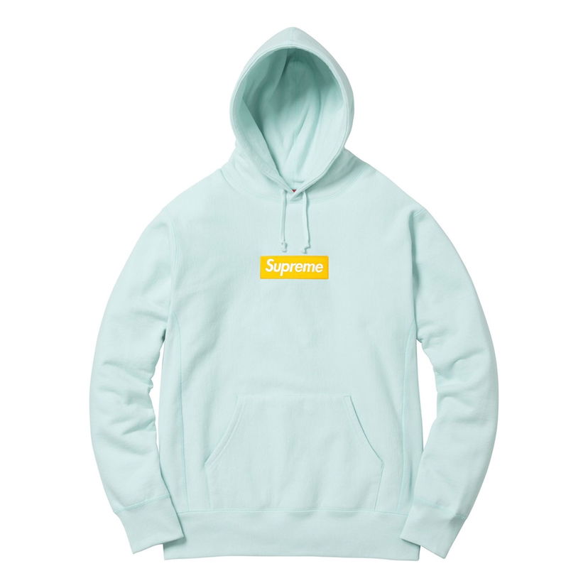 Mikina Supreme FW17 Box Logo Hoodie Modrá | SUP-FW17-616