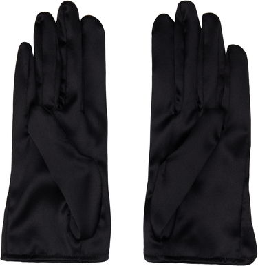 Rukavice Dolce & Gabbana Short Silk Satin Gloves Čierna | FG125A FURAG, 1