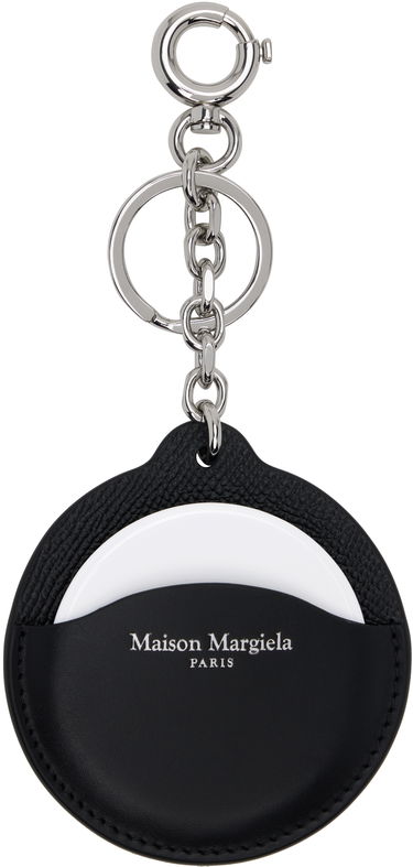 Kľúčenka Maison Margiela Maison Margiela Logo Leather Keychain Čierna | SA2UA0011 P4745, 0