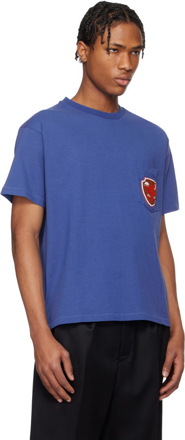 Tričko Bode Bode Crest Pocket T-Shirt Modrá | MRS25CS048, 1