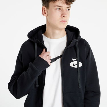 Mikina Nike Sportswear Swoosh League Fleece Hoodie Čierna | DM5335-010, 3