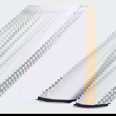 Šortky adidas Performance Italy Home Football Shorts with Side Stripes and Contrast Trim Biela | JL6941, 0