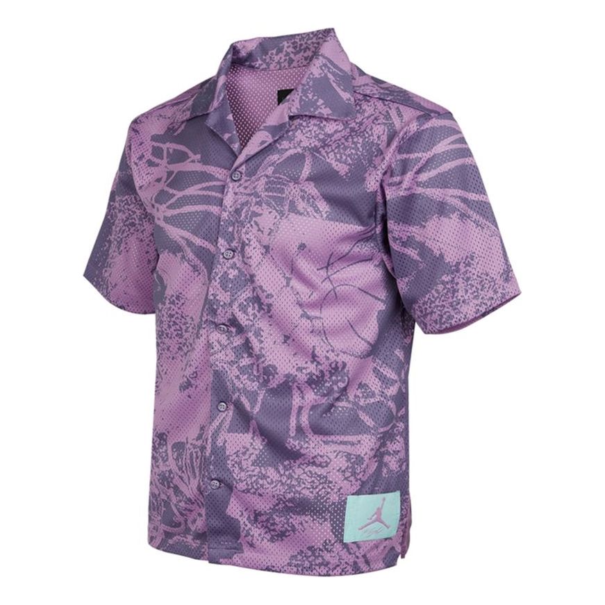 Košeľa Jordan Jordan Flight Knit Print Loose Basketball Shirt Fialová | CZ4736-591, 0